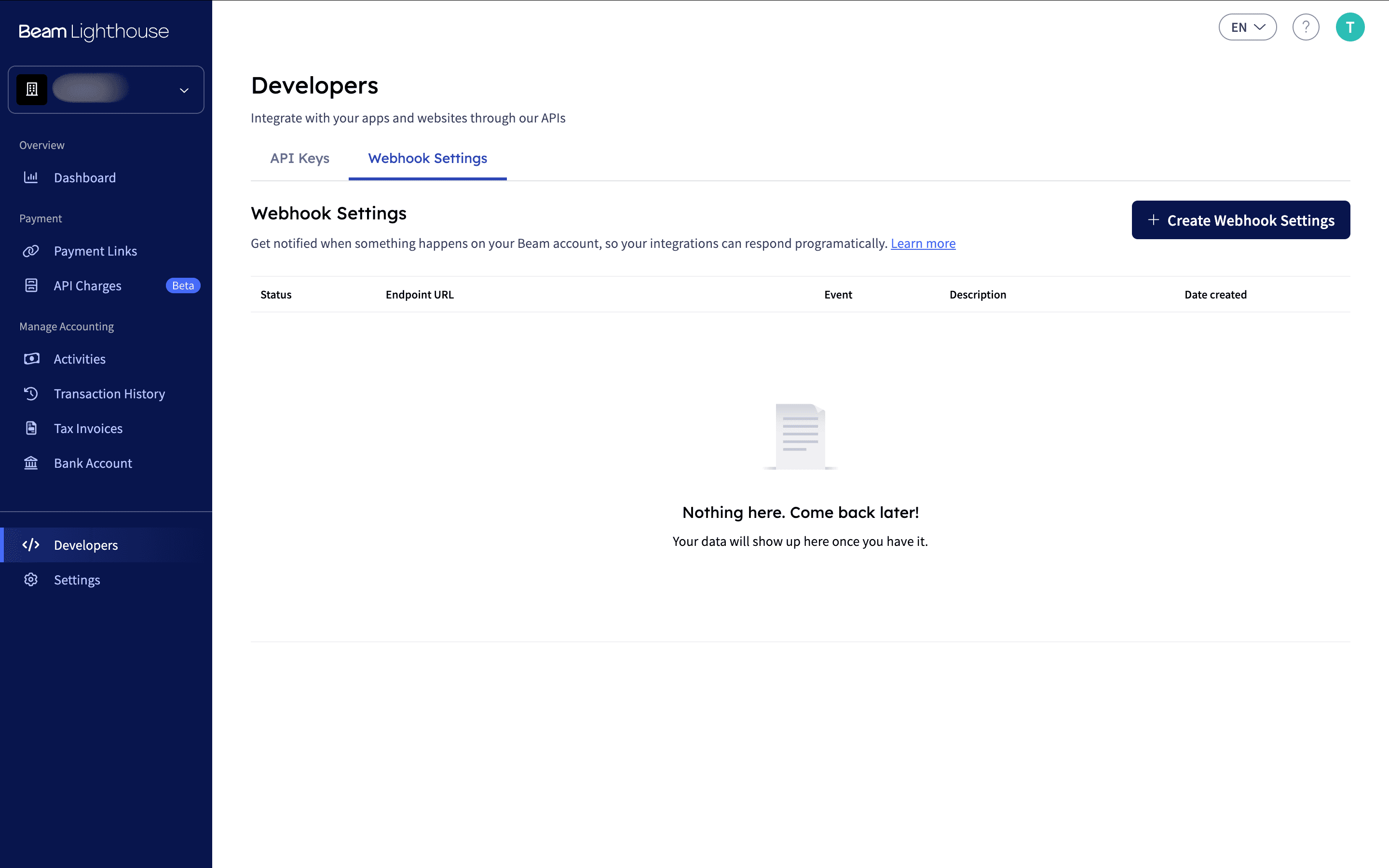 emptyWebhookSettings